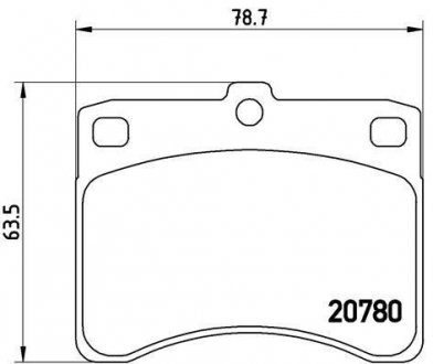 Гальмівні колодки дискові BREMBO P16 003 (фото 1)