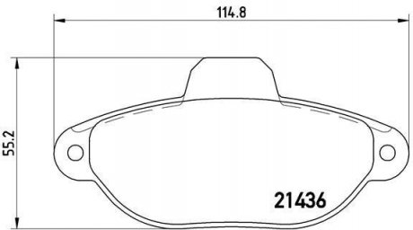 Гальмівні колодки дискові BREMBO P23160 (фото 1)