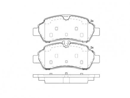 Тормозные колодки BREMBO P24209 (фото 1)