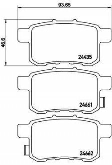 Тормозные колодки BREMBO P28072 (фото 1)