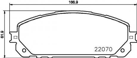 Тормозные колодки BREMBO P37021 (фото 1)