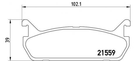 Гальмівні колодки дискові BREMBO P49 015 (фото 1)