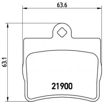 Гальмівні колодки дискові BREMBO P50 024 (фото 1)