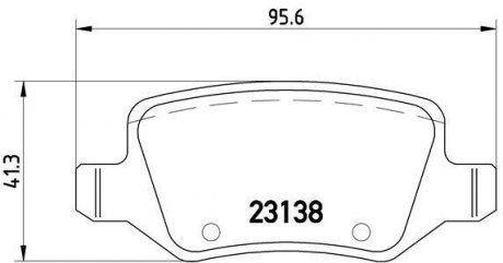 Гальмівні колодки дискові BREMBO P50 058 (фото 1)