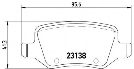 Тормозные колодки BREMBO P50090 (фото 1)