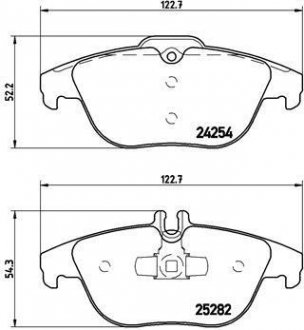 Тормозные колодки BREMBO P50104 (фото 1)