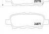 Колодка гальм. диск. INFINITI FX, NISSAN X-TRAIL (T30) задн. (вир-во) BREMBO P 56 087 (фото 1)