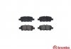 Колодка гальм. диск. INFINITI FX, NISSAN X-TRAIL (T30) задн. (вир-во) BREMBO P 56 087 (фото 2)