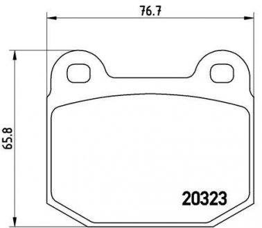 Гальмівні колодки дискові BREMBO P59 025 (фото 1)