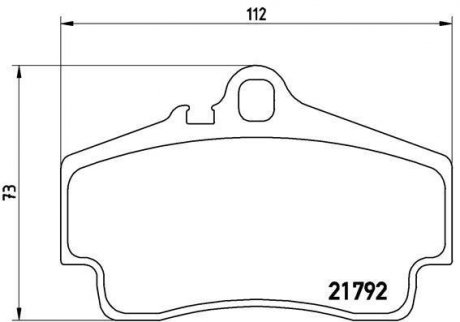 Гальмівні колодки дискові BREMBO P65 008 (фото 1)