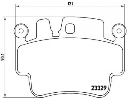 Гальмівні колодки дискові BREMBO P65 009 (фото 1)