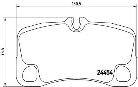 Гальмівні колодки дискові BREMBO P65 022 (фото 1)