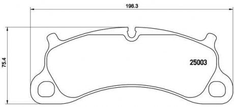 Гальмівні колодки дискові BREMBO P65 025 (фото 1)