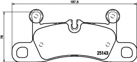 Гальмівні колодки дискові BREMBO P65 042 (фото 1)