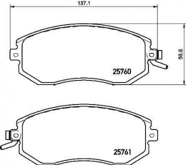 Тормозные колодки BREMBO P78021 (фото 1)