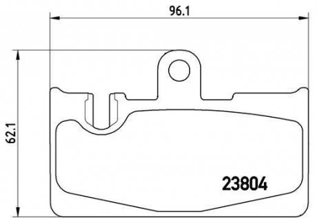 Гальмівні колодки дискові BREMBO P83 059 (фото 1)