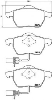 Гальмівні колодки дискові BREMBO P85085X (фото 1)