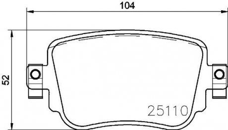 Тормозные колодки BREMBO P85140 (фото 1)