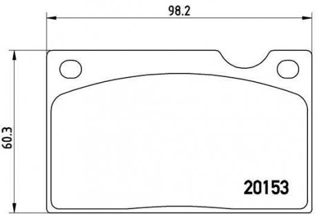 Гальмівні колодки дискові BREMBO P86 003 (фото 1)