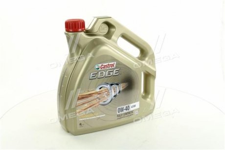 Олива моторна EDGE 0W-40 А3/В4 (Каністра 4л) CASTROL 15338F (фото 1)