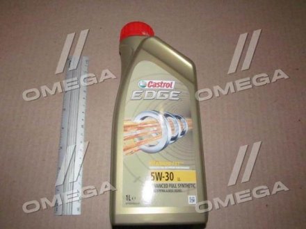 Масло ДВС 5W-30 EDGE LL ACEA C3, VW 504 00/507 00, 1л, синт. CASTROL 15665F (фото 1)