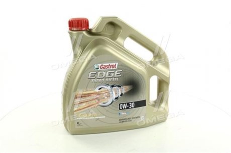 Олива моторна EDGE 0W-30 TURBO DIESEL (Каністра 4л) CASTROL 157E5C (фото 1)