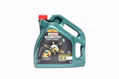 Олива моторна Magnatec Stop-Start 0W-30 D (Каністра 4л) CASTROL 15D608 (фото 1)