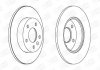 Диск тормозной задний (кратно 2шт.) Opel Astra (01-10), Zafira (05-14) CHAMPION 562072CH (фото 1)