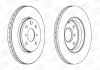 Диск тормозной передний (кратно 2шт.) CITROEN C1/PEUGEOT : 107 (05-14), 108 (14-)/TOYOTA Aygo (05-) CHAMPION 562311CH (фото 1)