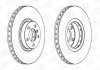 Диск тормозной передний BMW X5 (E70) 06-13, X5 (F15, F85) 13-18, X6 (E71, E72) 07-14 CHAMPION 562520CH-1 (фото 1)