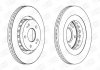 Диск гальмівний передній (кратно 2) Citroen C-Crosser (Vu_, Vv_) (07-) / Mitsubishi Outlander I (Cu_W) (01-08) CHAMPION 562528CH (фото 1)