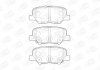 Колодки тормозные дисковые задні CITROEN C4 AIRCROSS 10-|MAZDA 6 Estate (GJ, GL) 12- CHAMPION 573442CH (фото 1)