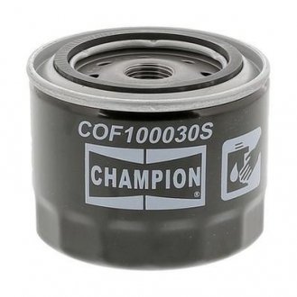 Фильтр масляный ВАЗ 2101-2107 2108-09 (низкий 76мм) (пр-во) CHAMPION COF100030S (фото 1)