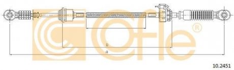Трос зчеплення COFLE 10.2451 (фото 1)