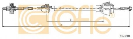 Трос сцепление COFLE 10.3601 (фото 1)