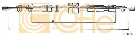 Трос ручника COFLE 10.6025 (фото 1)