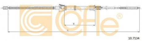 Трос ручника COFLE 10.7134 (фото 1)