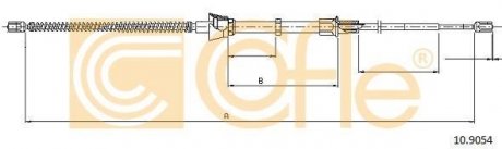 Трос ручника COFLE 10.9054 (фото 1)