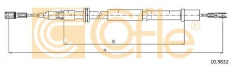 Трос ручника COFLE 10.9832 (фото 1)