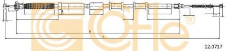 Трос ручника COFLE 12.0717 (фото 1)