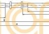 Трос ручника COFLE 12.0763 (фото 1)