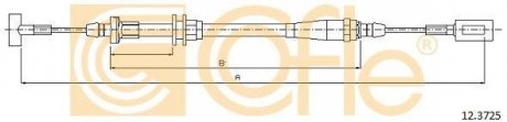 Трос ручника COFLE 12.3725 (фото 1)