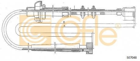 Трос спідометра COFLE S07048 (фото 1)