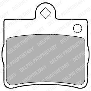 0024205120 КОЛОДКИ ТОРМ. DB W202 93- Delphi LP1402