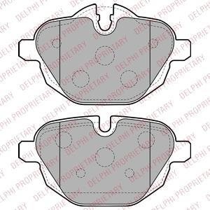 Колодки гальмівні (задние) BMW 5 (F10/F11)/X3 (F25) 10-17 B47/N20/N47/N55/N57/N63 Delphi LP2162 (фото 1)