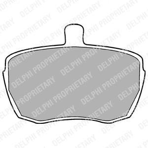 Тормозные колодки Delphi LP41