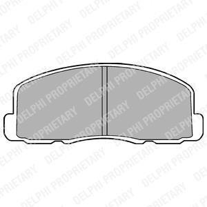 Тормозные колодки Delphi LP458