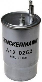 Фильтр топливный FIAT DOBLO 1.3 D, DUCATO 2007 2.0-3.0 JTD 06- (пр-во) Denckermann A120262 (фото 1)