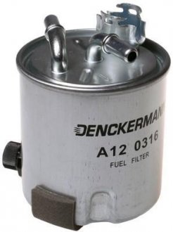 Фильтр топливный RENAULT MEGANE II, SCENIC II 1.5, 2.0 DCI 05- (пр-во) Denckermann A120316 (фото 1)