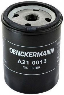 Фильтр масляный двигателя FORD ESCORT, FIESTA 1.8D (пр-во) Denckermann A210013 (фото 1)